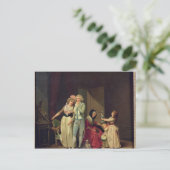 Liebe löscht sie aus, oder die Philosophin. Postkarte (Stehend Vorderseite)