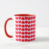 Liebe Lotta Rote Herzen Galore Tasse (Links)
