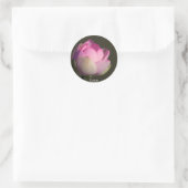 Liebe Lotus Runder Aufkleber (Tasche)