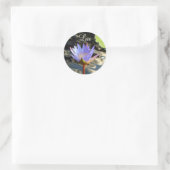 Liebe Lotus Runder Aufkleber (Tasche)