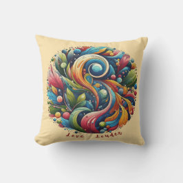 Liebe Louder Outdoor Pillow Kissen