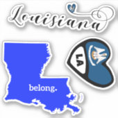 Liebe Louisiana, Blatt Die Aufkleber schneiden (Vorderseite)