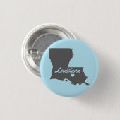 Liebe-Louisiana-Liebe-Baton-Rouge Knopf-Button Button (Vorne & Hinten)