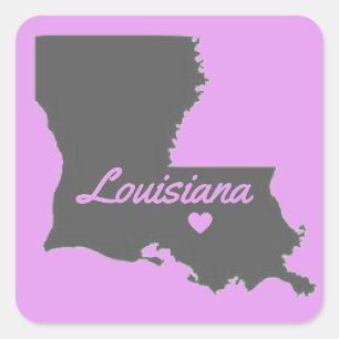 Liebe Louisiana Liebe Baton Rouge Sticker