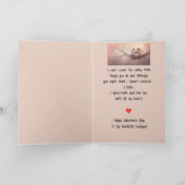 Liebe Lovebirds Bird Art Collection Feiertagskarte (Innenseite)