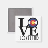 LIEBE Loveland Colorado Magnet (Vorderseite/Rückseite)