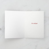 Liebe Lover Ehepartner Weihnachtsgrüße Feiertagskarte (Innenseite)