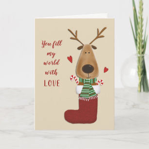 Liebe Lover Ehepartner Weihnachtsgrüße Feiertagskarte