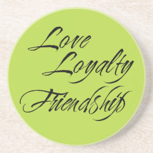 Liebe Loyalität Freundschaft Braut Geschenk Gefühl Untersetzer