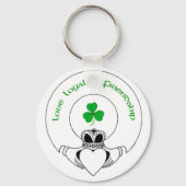 Liebe, Loyalität, Freundschaft Claddah Schlüsselanhänger (Vorderseite)