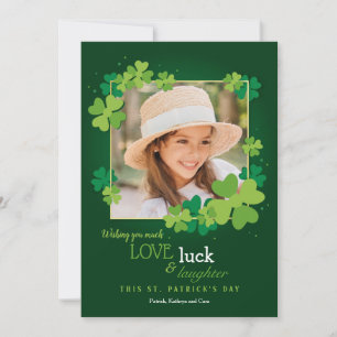 Liebe Luck and Laughter St. Patrick's Day Card Feiertagskarte