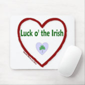 Liebe Luck o's Irish Mousepad (Mit Mouse)