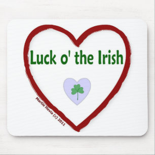Liebe Luck o's Irish Mousepad
