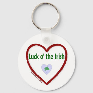 Liebe Luck o's Irish Schlüsselanhänger