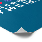 Liebe Luft So Grippe Valentinstag Poster (Ecke)