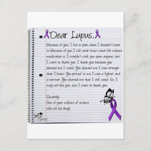 Liebe Lupus. Postkarte
