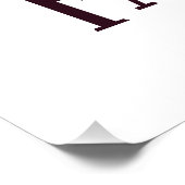 Liebe macht eine Familie - Adoption Geschenk Poster (Ecke)