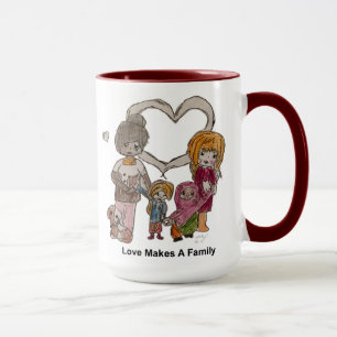 Liebe macht eine Familie durch Ainsley--15 Tasse
