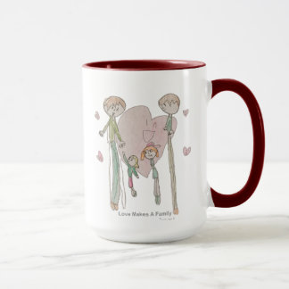 Liebe macht eine Familie durch Annika--15 Tasse