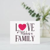 Liebe macht Familie - Adoption Ankündigungen (Stehend Vorderseite)