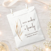 "Liebe macht Familie" Adoption Dusche Geschenktütchen (Ausgeschnitten)