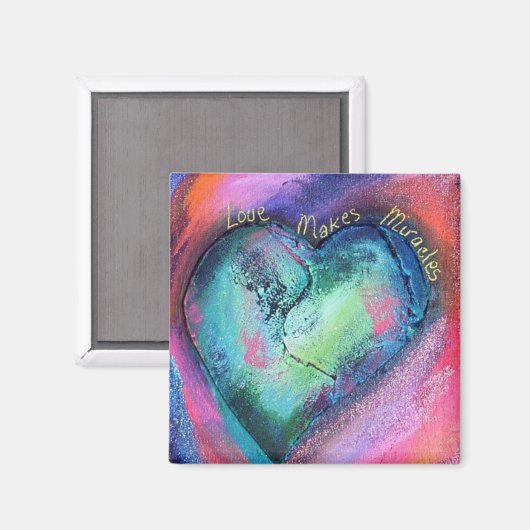 Liebe macht Wunder zum Magnet (Vorderseite/Rückseite)