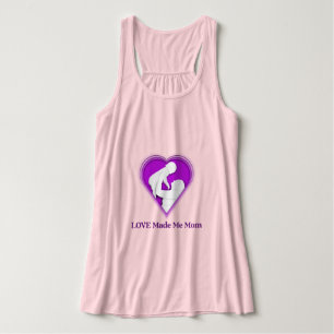 Liebe machte mich zur Mama Adoptivmutter Tank Top