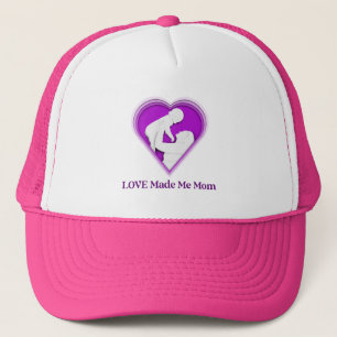 Liebe machte mich zur Mama Adoptivmutter Truckerkappe