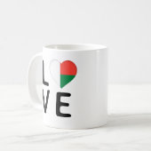 Liebe - Madagaskar Kaffeetasse (Vorderseite Links)