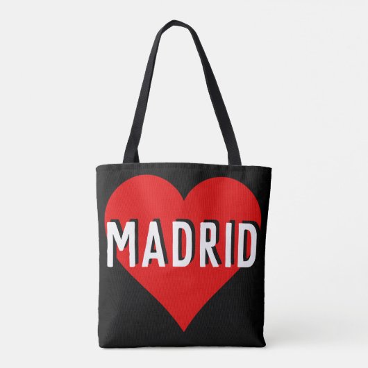 Liebe Madrid, Spanien Tasche (Rückseite)