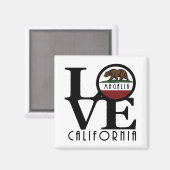 LIEBE Magalia CA Magnet (Vorderseite/Rückseite)