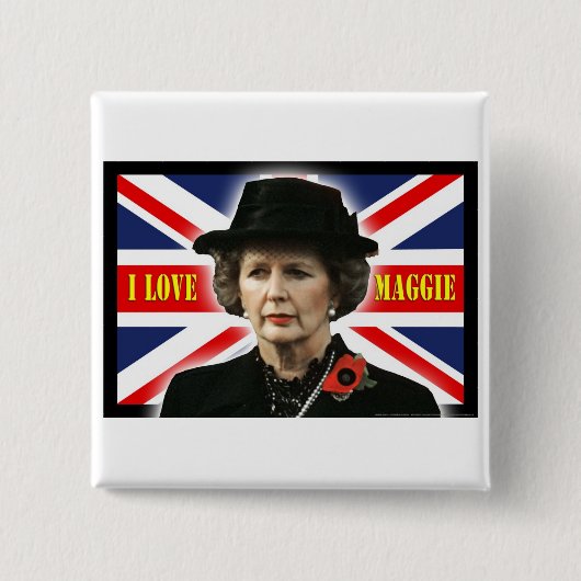 Liebe Maggie Margaret Thatcher I Button (Vorderseite)