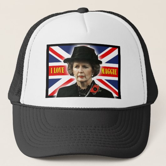 Liebe Maggie Margaret Thatcher I Truckerkappe (Vorderseite)
