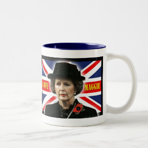 Liebe Maggie Margaret Thatcher I Zweifarbige Tasse