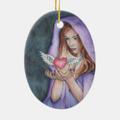 Liebe-Magie Keramikornament (Hinten)