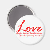 Liebe Magnet (Vorderseite/Rückseite)