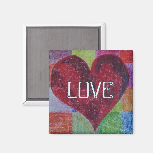 Liebe Magnet (Vorderseite/Rückseite)