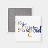 Liebe Magnet (Vorderseite/Rückseite)