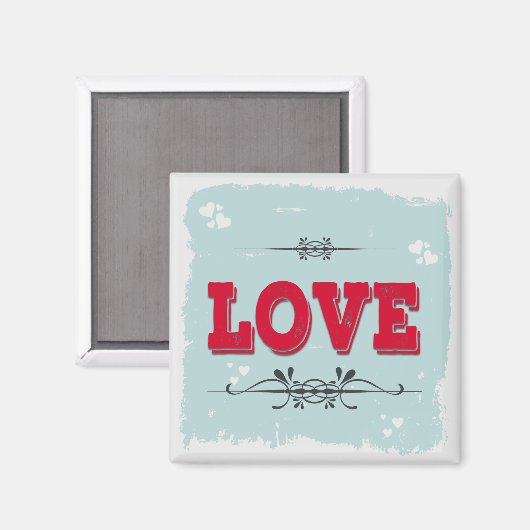 Liebe Magnet (Vorderseite/Rückseite)