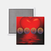 Liebe Magnet (Vorderseite/Rückseite)