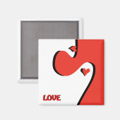 LIEBE MAGNET (Vorderseite/Rückseite)
