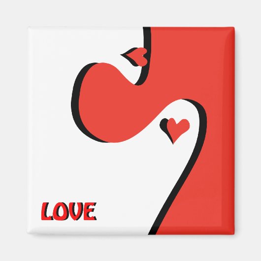 LIEBE MAGNET (Vorne)
