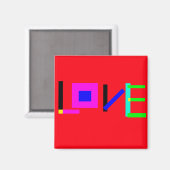 Liebe Magnet (Vorderseite/Rückseite)