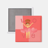 Liebe Magnet (Vorderseite/Rückseite)