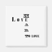 Liebe Magnet (Vorne)