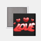 Liebe Magnet (Vorderseite/Rückseite)