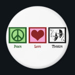 Liebe Magnet<br><div class="desc">Perfektes Weihnachtsgeschenk für diejenigen, die die darstellende Kunst Liebe. Ein niedliches Theaterklub für Schauspieler.</div>