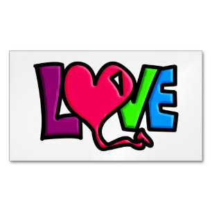 Liebe Magnetische Visitenkarte