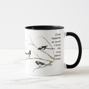 Liebe MAGPIES so viel Spaß Zitat Tasse