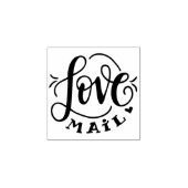 Liebe Mail-Briefmarke Gummistempel (Prägung)